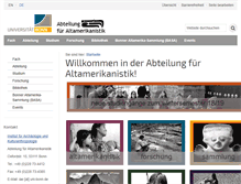 Tablet Screenshot of iae.uni-bonn.de