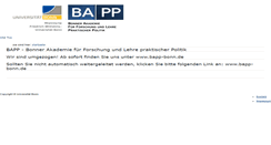 Desktop Screenshot of bapp.uni-bonn.de