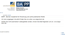 Tablet Screenshot of bapp.uni-bonn.de