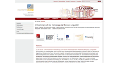Desktop Screenshot of linguistik.uni-bonn.de