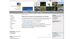 Desktop Screenshot of evolution.uni-bonn.de