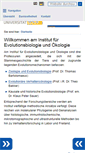 Mobile Screenshot of evolution.uni-bonn.de