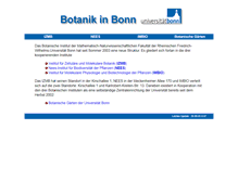 Tablet Screenshot of ds9.botanik.uni-bonn.de