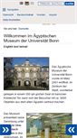 Mobile Screenshot of aegyptisches-museum.uni-bonn.de