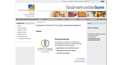 Desktop Screenshot of foodnetcenter.uni-bonn.de
