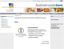 Tablet Screenshot of foodnetcenter.uni-bonn.de