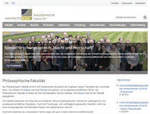 Tablet Screenshot of philfak.uni-bonn.de