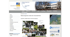 Desktop Screenshot of meteo.uni-bonn.de