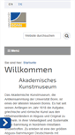 Mobile Screenshot of antikensammlung.uni-bonn.de