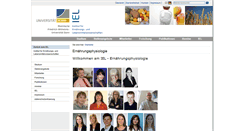 Desktop Screenshot of nutrition.uni-bonn.de