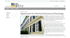 Desktop Screenshot of politik-soziologie.uni-bonn.de