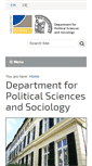 Mobile Screenshot of politik-soziologie.uni-bonn.de