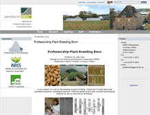 Tablet Screenshot of plantbreeding.uni-bonn.de