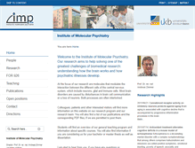Tablet Screenshot of molpsychiatrie.uni-bonn.de