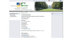 Desktop Screenshot of biologie.uni-bonn.de