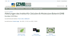Desktop Screenshot of izmb.uni-bonn.de