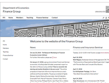 Tablet Screenshot of finance.uni-bonn.de