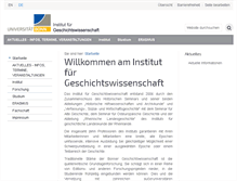 Tablet Screenshot of igw.uni-bonn.de