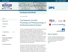 Tablet Screenshot of for926.uni-bonn.de