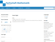 Tablet Screenshot of fsmath.uni-bonn.de