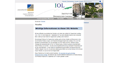 Desktop Screenshot of iol.uni-bonn.de