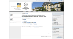 Desktop Screenshot of mnf.uni-bonn.de