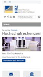 Mobile Screenshot of hrz.uni-bonn.de