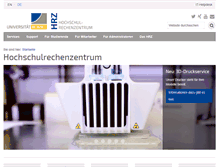 Tablet Screenshot of hrz.uni-bonn.de
